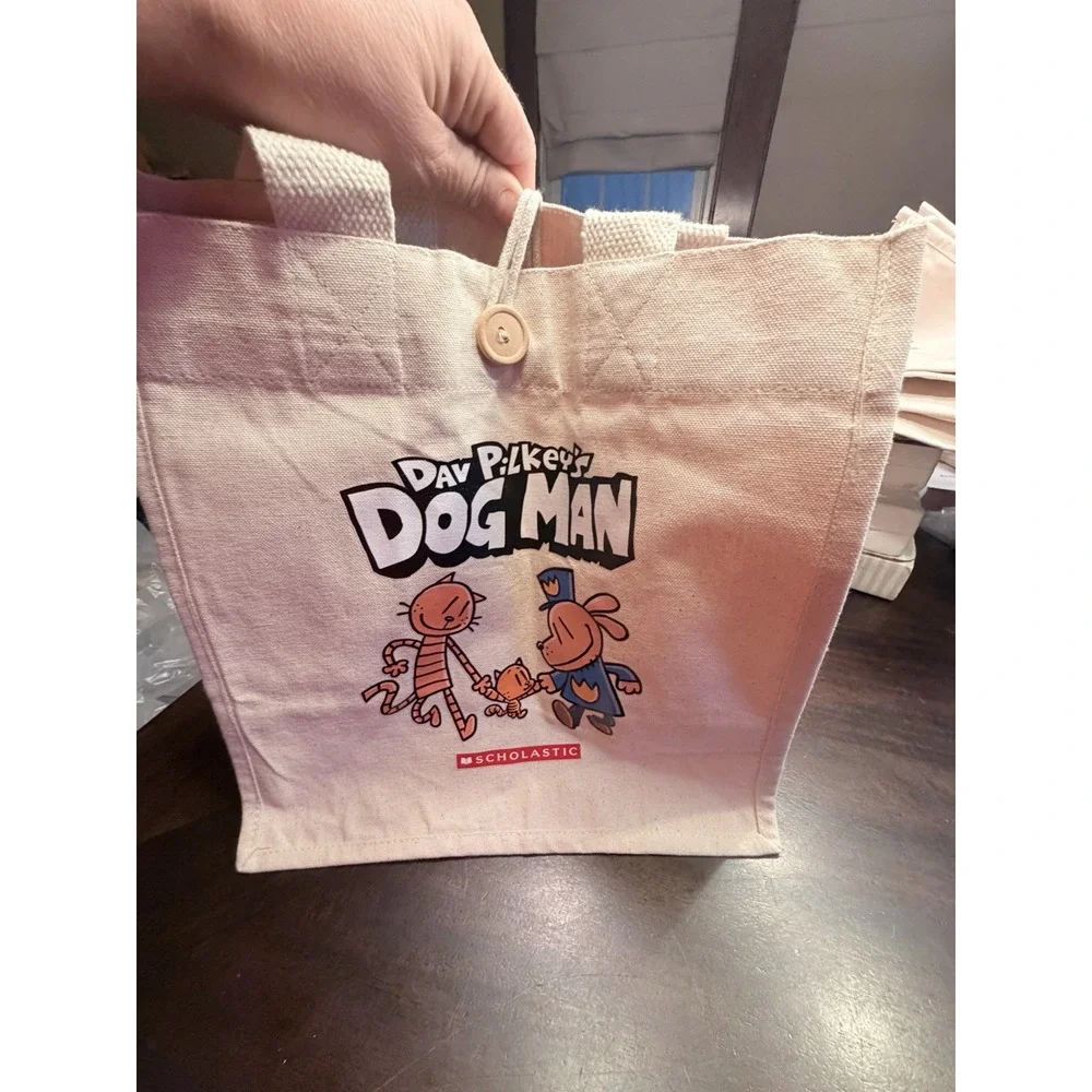 NEW Dog Man (Dav Pilkey) Tote Bag